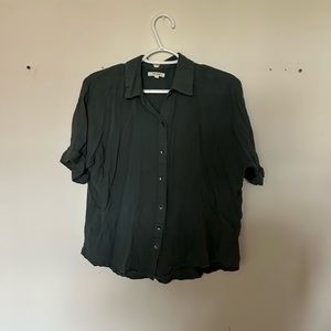 Short Sleeve Button Up Top